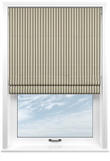 The British Stripe Co. Mary, Highlands No.1 - Roman Blind